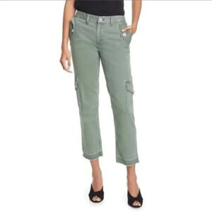Le Superbe Bond Girl Jewel Button Ankle Cargo Pants NWT B338